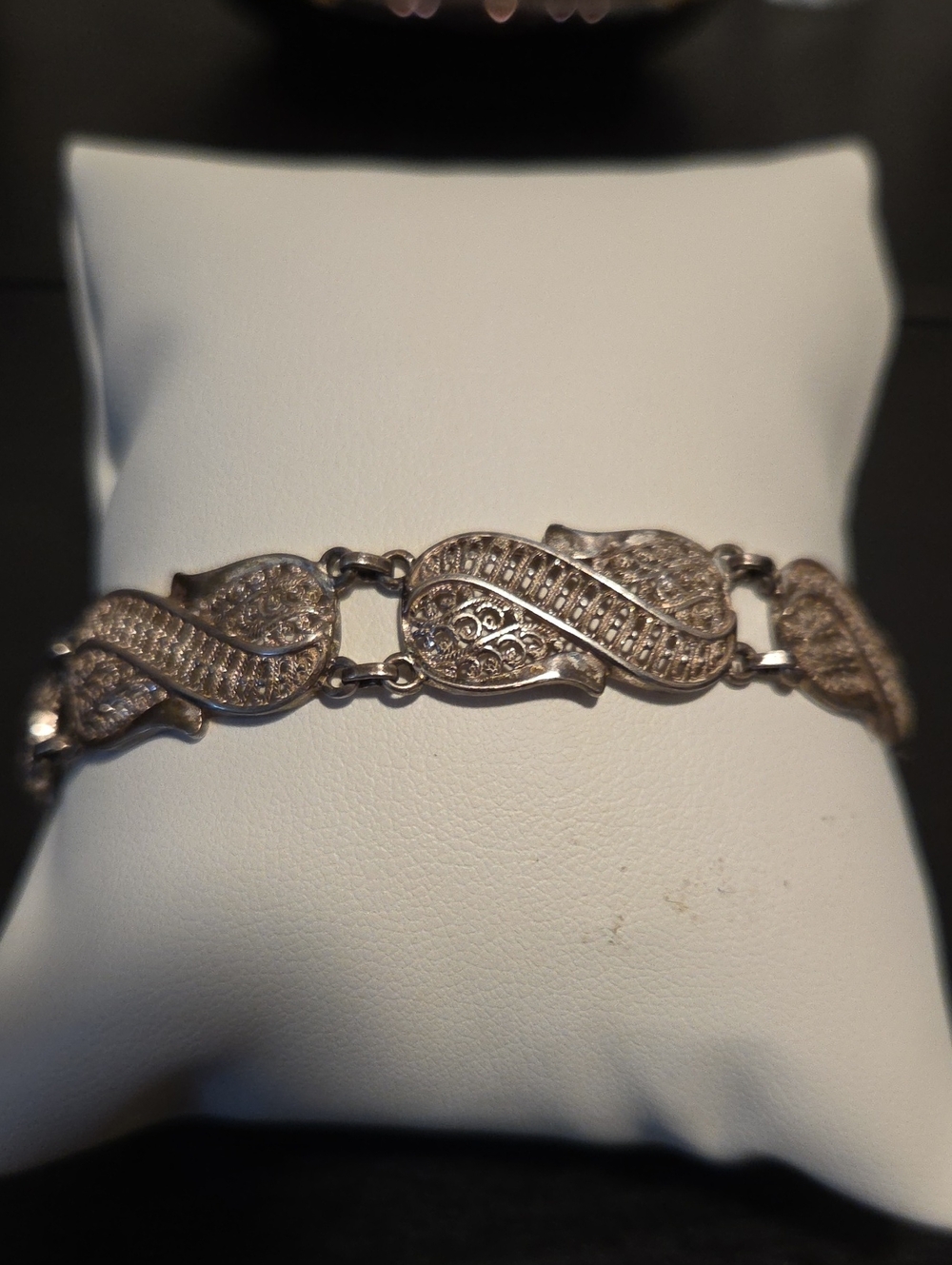 Elegant Vintage Sterling Silver Bracelet